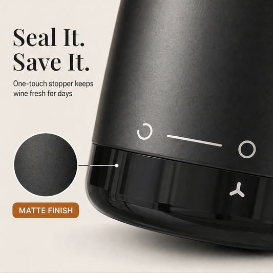 Corquell – Airtight Twist-Seal Wine & Champagne Stopper + 50% OFF features