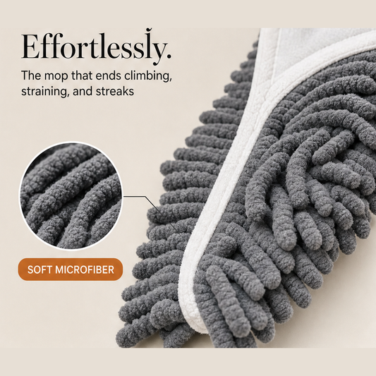 Reachly – 360° Swivel Triangular Mop with Extendable Pole + 50% OFF features