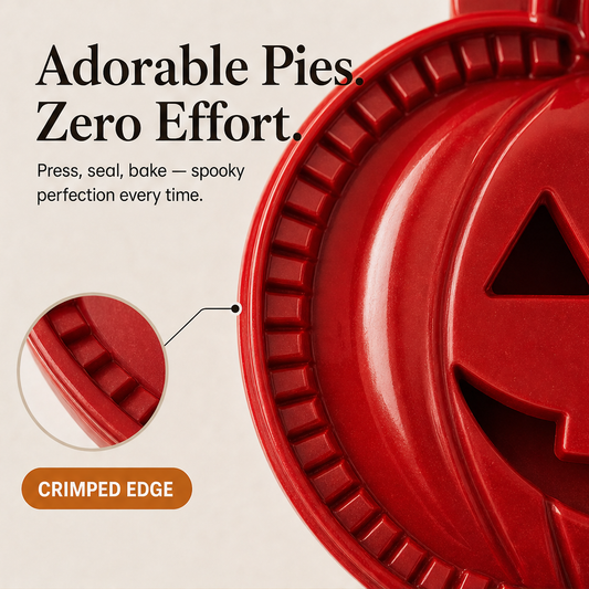 Pieloom – Press & Seal Halloween Mini Pie Mould + 50% OFF features