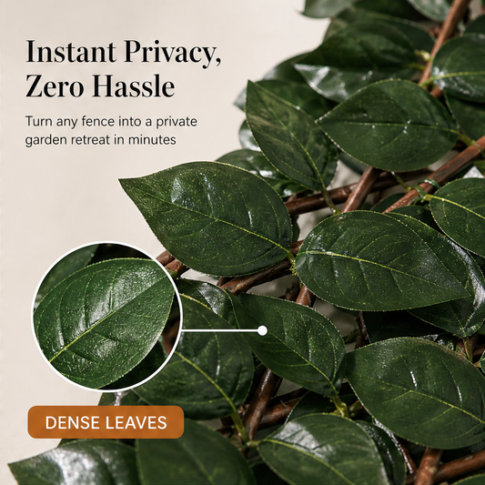 Willowvale – Expandable Willow Frame Artificial Ivy Privacy Fence + 50% OFF features