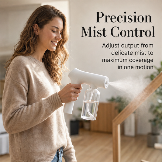 Nanovanta – Cordless Nano Mist Atomizer for Home, Office & Car + 50% OFF features
