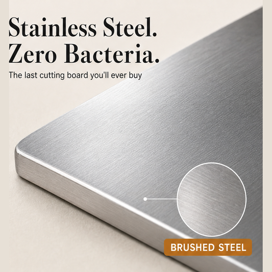 Steravel – Double-Sided 304 Steel, Mould-Resistant Cutting Board + 50% OFF features