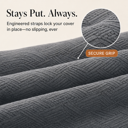 Cladwick – Non-Slip High-Stretch Jacquard Sofa Cover + 50% OFF features