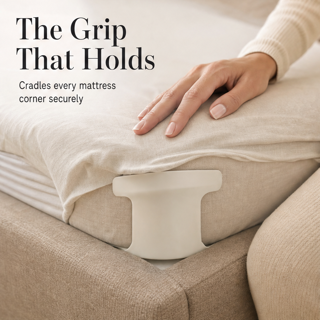 Corneril – No-Slip Grip Bed Sheet Holder Straps, Set of 4 + 50% OFF features
