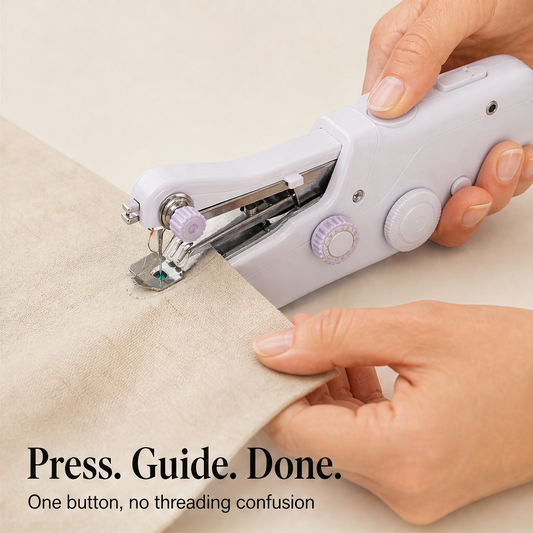 Stitchella – Handheld Portable Sewing Machine for Quick Fabric Repairs + 50% OFF detail