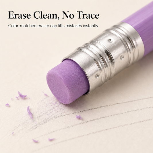 Colourwick – 62-Shade Erasable Colouring Pencil Set with Eraser Tips + 50% OFF detail
