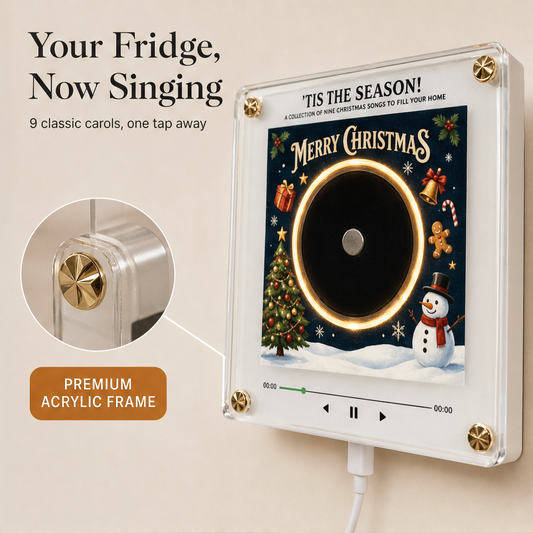 Carolwick – Tap-to-Play 9 Carol Interactive Fridge Magnet + 1+1 FREE features
