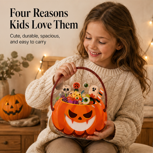 Trickvale – Stand-Up Clear Window Halloween Treat Bags + 1+1 FREE features