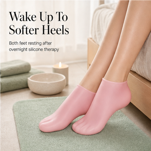 Soleura – Moisturizing Silicone Gel Socks for Cracked Heel Repair features