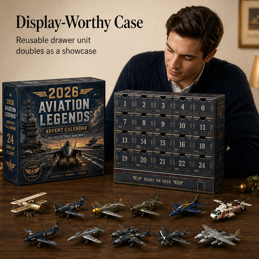 Skywick – 24-Day Collectible Aircraft Advent Calendar + 50% OFF features