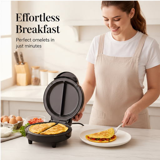 Foldwell – Dual-Sided Nonstick Electric Breakfast Griddle features