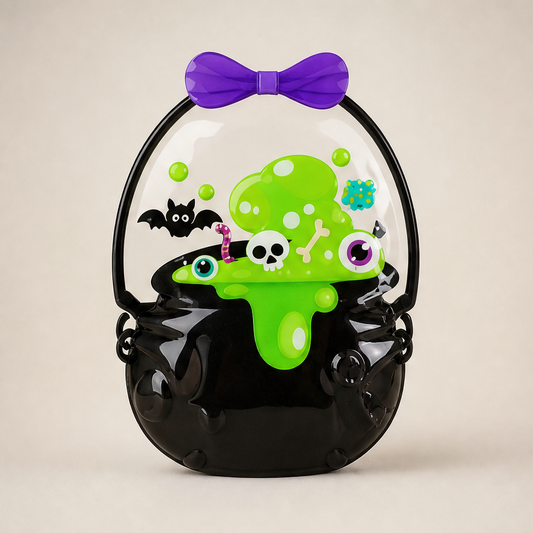 Trickvale – Stand-Up Clear Window Halloween Treat Bags + 1+1 FREE Black
