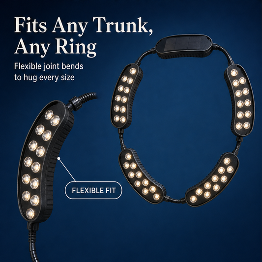 Haloglen – Solar 360° Ring Tree Lights, Weatherproof LED Glow + 50% OFF detail