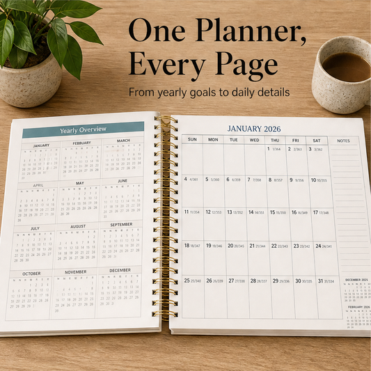 Yearloom – 60-Month Spiral Monthly Planner 2026-2030 + 50% OFF detail