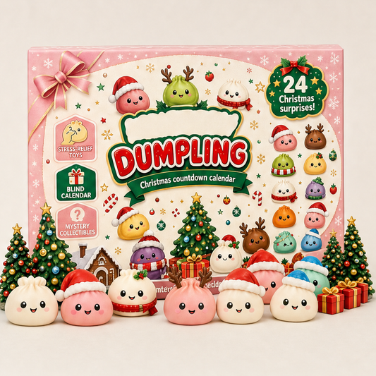 Squishlings – 24-Day Squishy Surprise Christmas Countdown Calendar + 50% OFF Pink