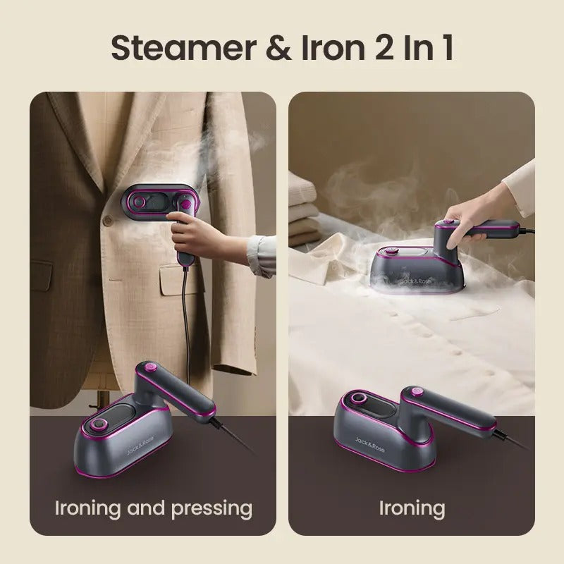 Crisply™ – 2-in-1 Portable Steam Iron with Ceramic Plate + 50% OFF
