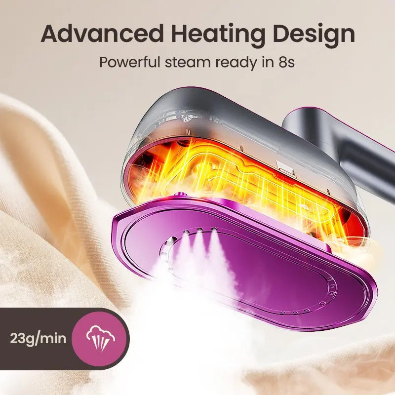 Crisply™ – 2-in-1 Portable Steam Iron with Ceramic Plate + 50% OFF