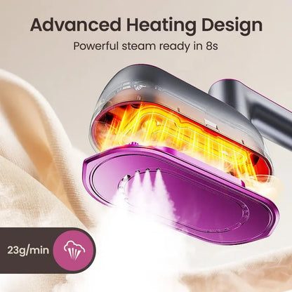 Crisply™ – 2-in-1 Portable Steam Iron with Ceramic Plate + 50% OFF