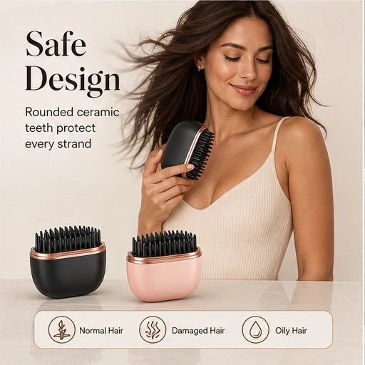 Silkara – Cordless Straightening Comb with 30-Second Heat-Up & 3 Heat Settings + 50% OFF