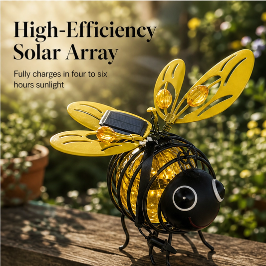 Honeyvale – Solar Hanging Bee Light Garden Ornament + 50% OFF