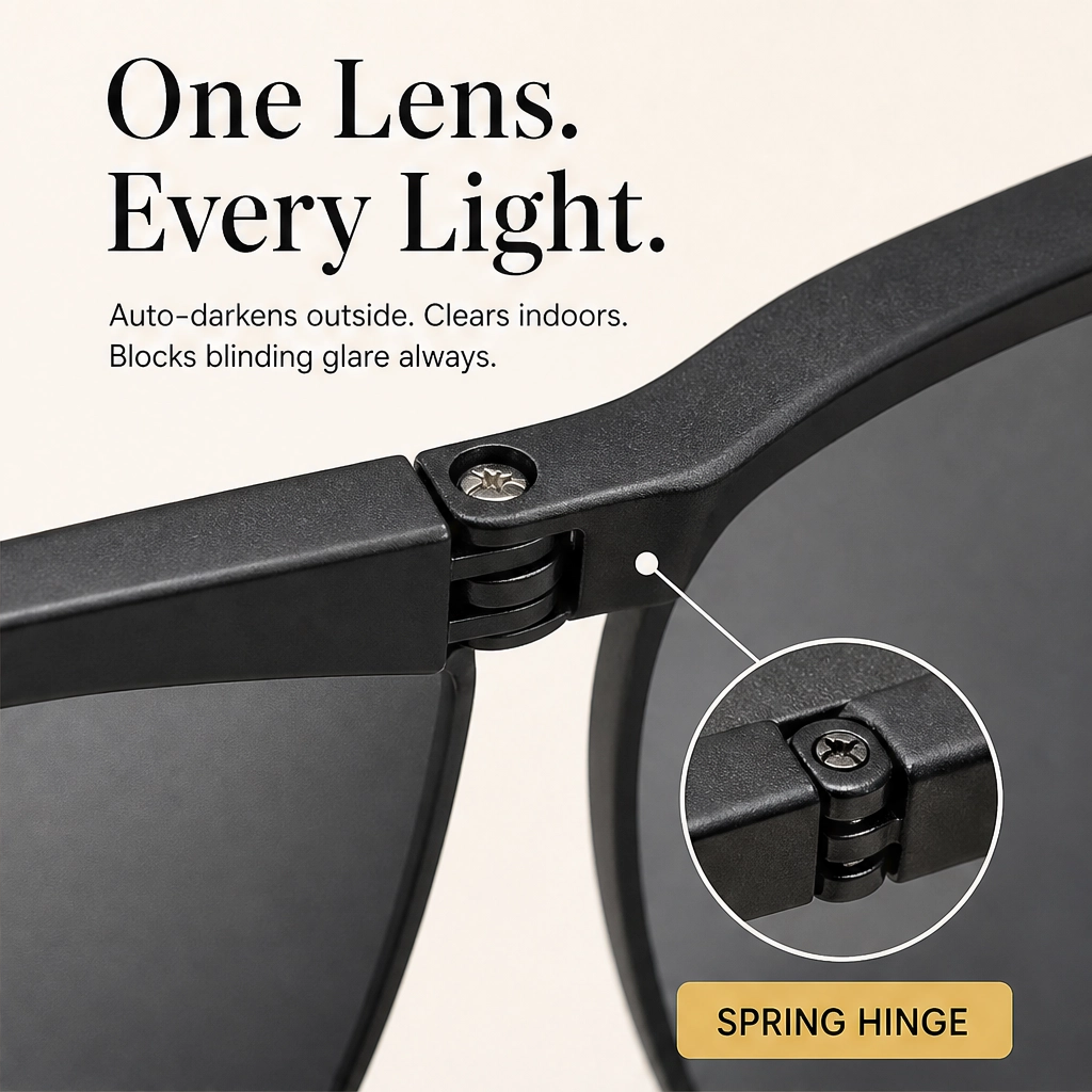 Solvair – Photochromic Polarized Adaptive-Lens Sunglasses + 50% OFF