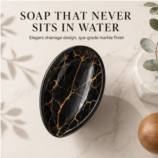 Brookleaf – Self-Draining Ceramic Leaf Soap Dish + 50% OFF