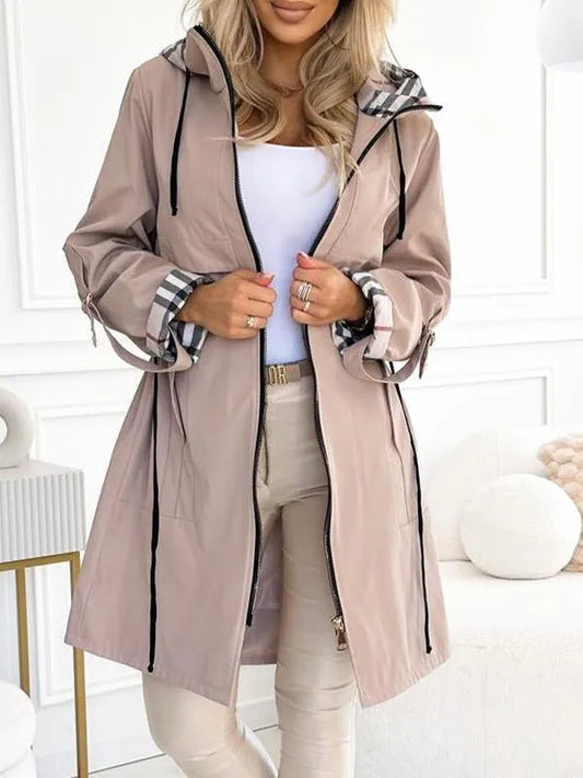 The Urban Plaid Coat - Chic Comfort, Cinch Your Style + 50% OFF