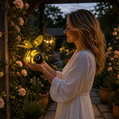 Honeyvale – Solar Hanging Bee Light Garden Ornament + 50% OFF