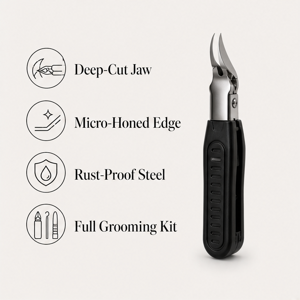 Podira – Precision Deep-Cut 3-in-1 Stainless Steel Pedicure Set+ 50% OFF