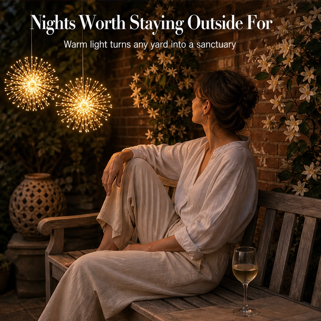 Sparkfern™ – Solar-Powered Firework String Lights for Yard & Patio + 50% OFF
