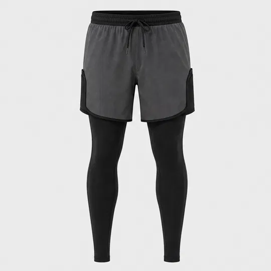 Strydex™ – 2-in-1 Compression Running Tights with Built-In Shorts & Hidden Phone Pocket + 50% OFF