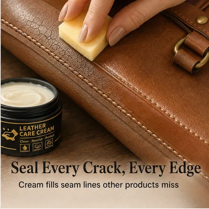 Hidewell – Clean, Nourish & Protect All-in-One Leather Care Cream with Sponge + 50% OFF