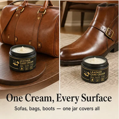 Hidewell – Clean, Nourish & Protect All-in-One Leather Care Cream with Sponge + 50% OFF
