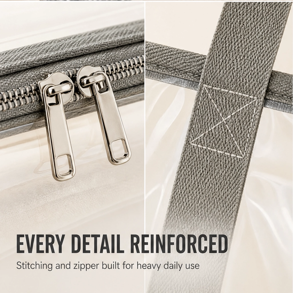 Stackholm™ – Clear Heavy-Duty Stackable Storage Bag for Clothes, Bedding & Moving + 50% OFF