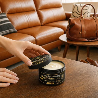 Hidewell – Clean, Nourish & Protect All-in-One Leather Care Cream with Sponge + 50% OFF