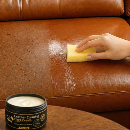 Hidewell – Clean, Nourish & Protect All-in-One Leather Care Cream with Sponge + 50% OFF