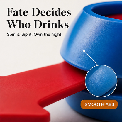 Spindare – Instant Flick-to-Spin Party Drinking Game with Shot Glass + 50% OFF