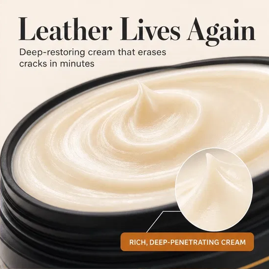 Hidewell – Clean, Nourish & Protect All-in-One Leather Care Cream with Sponge + 50% OFF