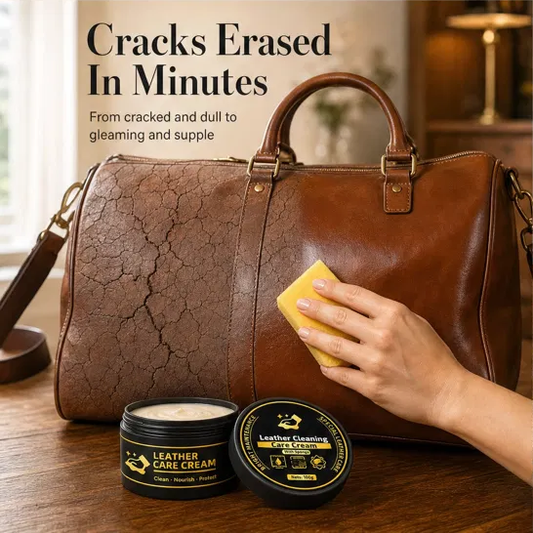 Hidewell – Clean, Nourish & Protect All-in-One Leather Care Cream with Sponge + 50% OFF