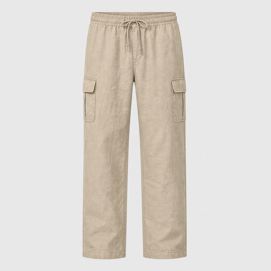 Driftwell™ – Breathable Cotton-Linen Wide-Leg Cargo Pants + 50% OFF