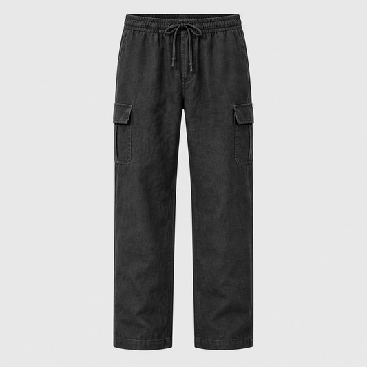 Driftwell™ – Breathable Cotton-Linen Wide-Leg Cargo Pants + 50% OFF