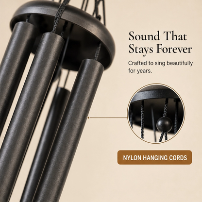 Willowdale – Deep-Tone Aluminum Wind Chime, Hand-Painted Birds, Garden & Memorial Decor + 50% OFF