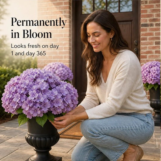 Bramblewick – UV-Resistant Weatherproof Artificial Hydrangea Bouquet + 50% OFF