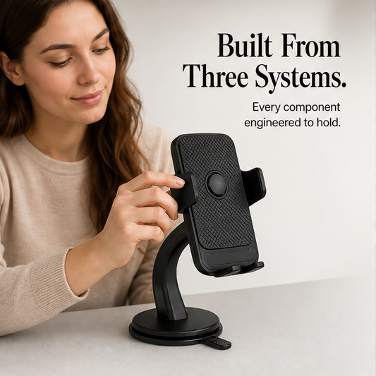 Bendura – Bendable 360° Car Phone Holder with Washable Suction Grip + 50% OFF