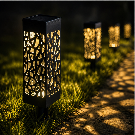 Glowvale – Solar Auto-On Waterproof Garden Stake Lights + 50% OFF