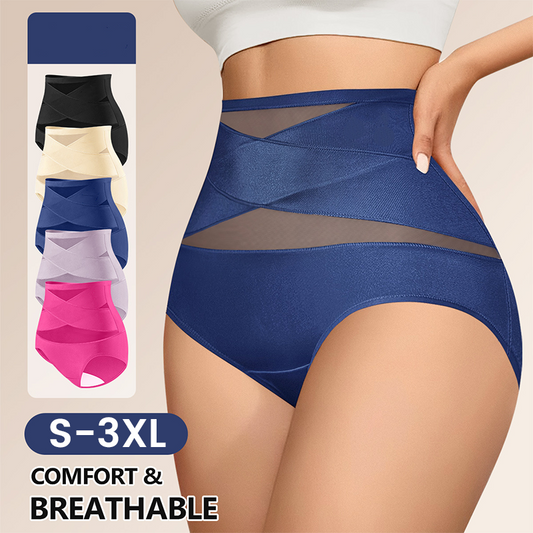 Silhova – High-Waist Cross-Compression Tummy Control Panties + 1+1  FREE