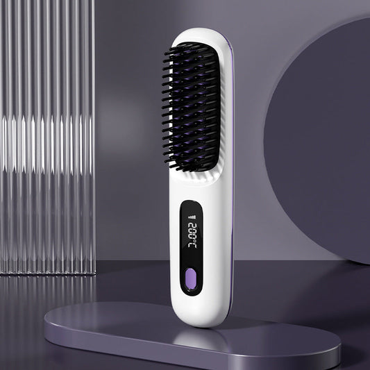Lumane – Cordless Ceramic Ionic Hair Straightening Comb + 50% OFF