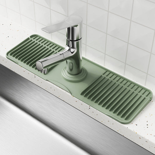 Drybrook – Quick-Dry Sloped Silicone Faucet Mat for Kitchen Sink + 50% OFF