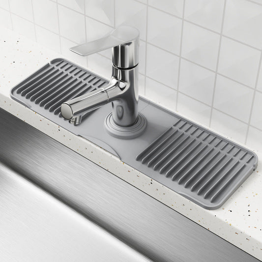 Drybrook – Quick-Dry Sloped Silicone Faucet Mat for Kitchen Sink + 50% OFF