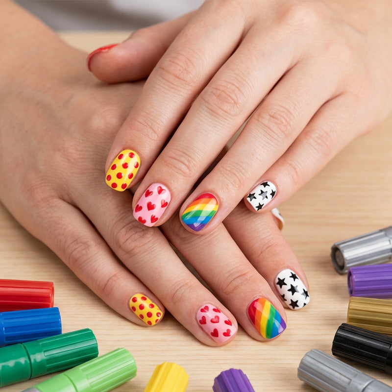 Petalink™ – Dual-Tip Nail Art Marker Pens, Water-Based & Quick-Dry + 50% OFF